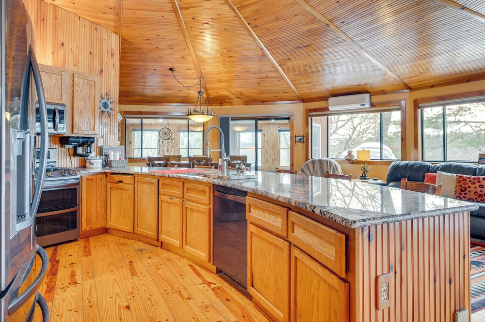 Dock & Beach Access: Scenic Lake Ossipee Cabin!