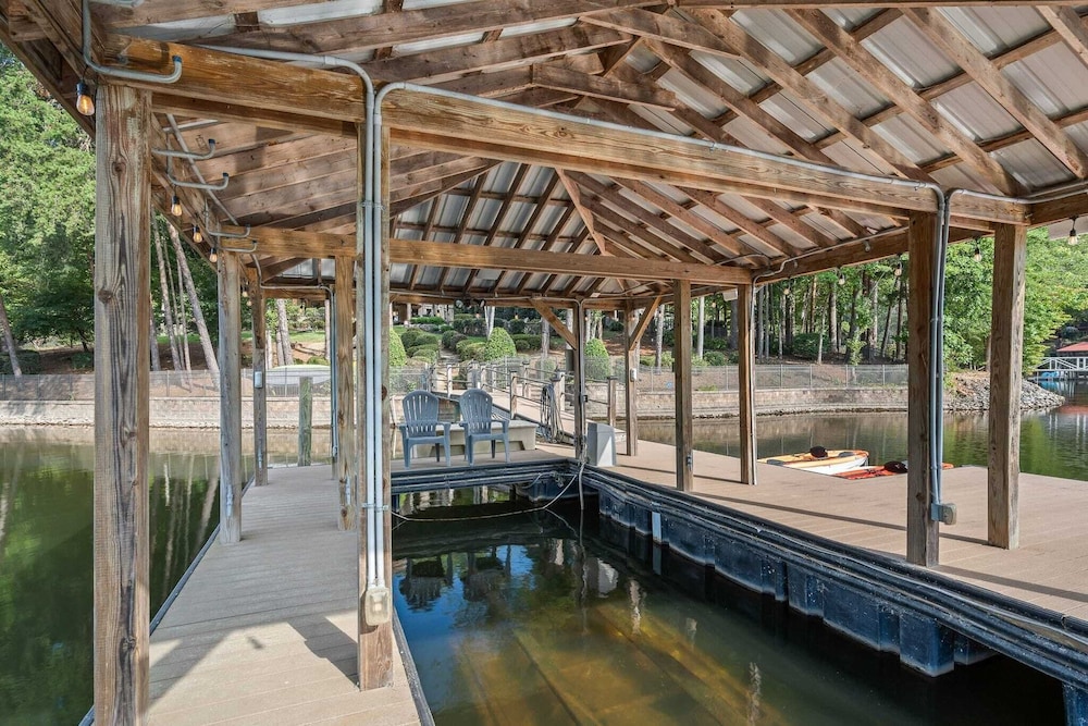 Livin' Large Lake Norman Estate w/ Pool, Dock, Game Room & Scenic Views