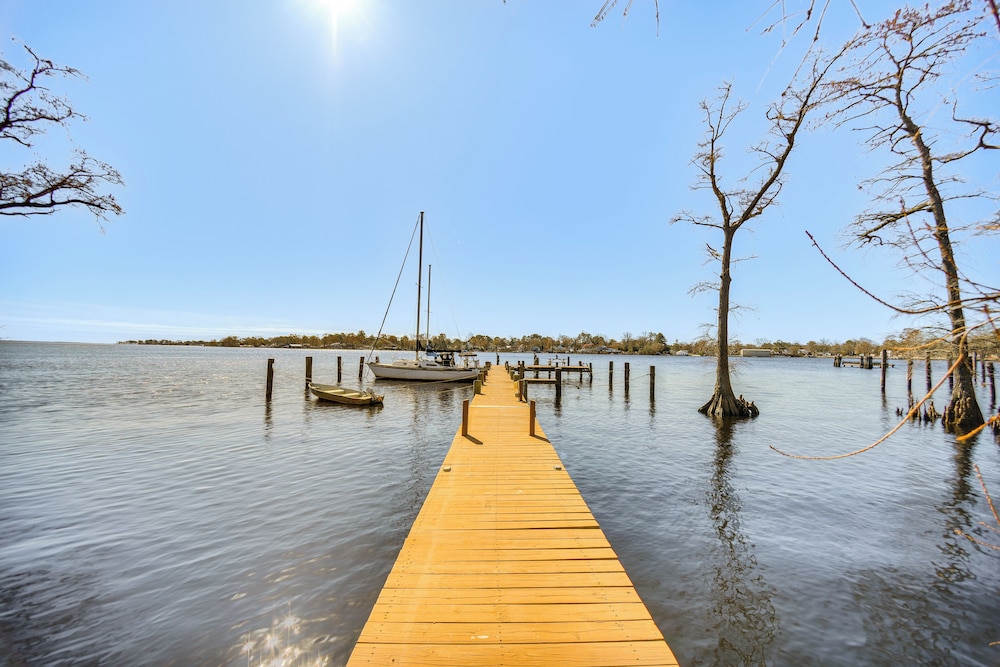 Boat & Fish: Waterfront Gem on Pasquotank River!