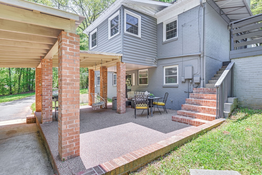 3 Mi to Dtwn: Hickory Home Base w/ Patio!