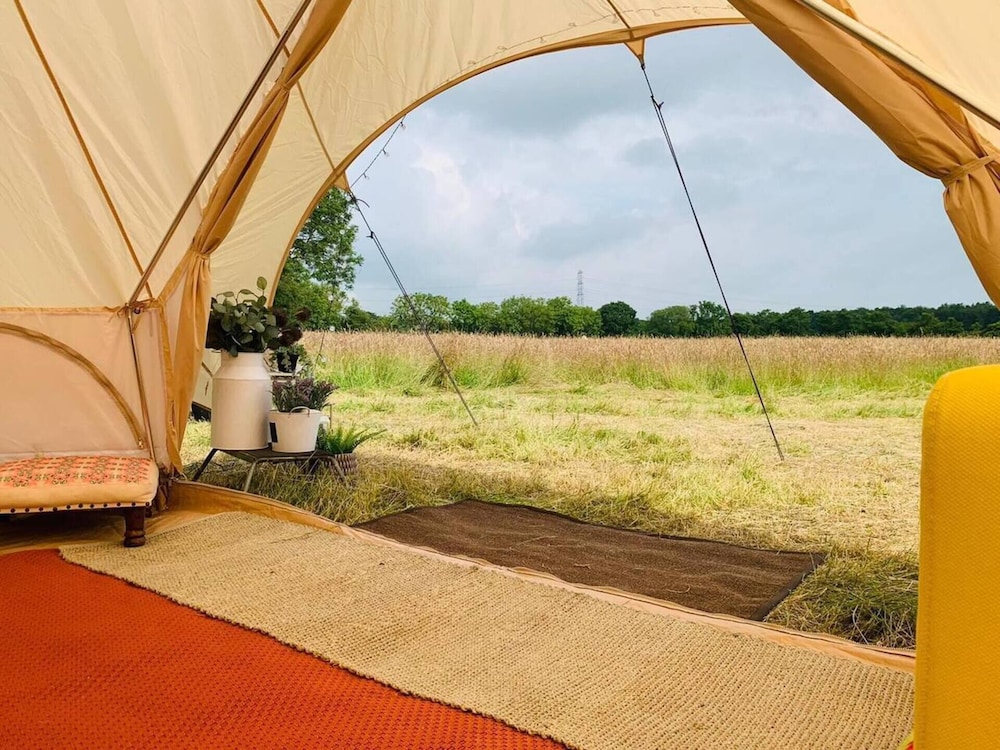 Private Glamping in a Vintage Caravan & Bell Tent view 2