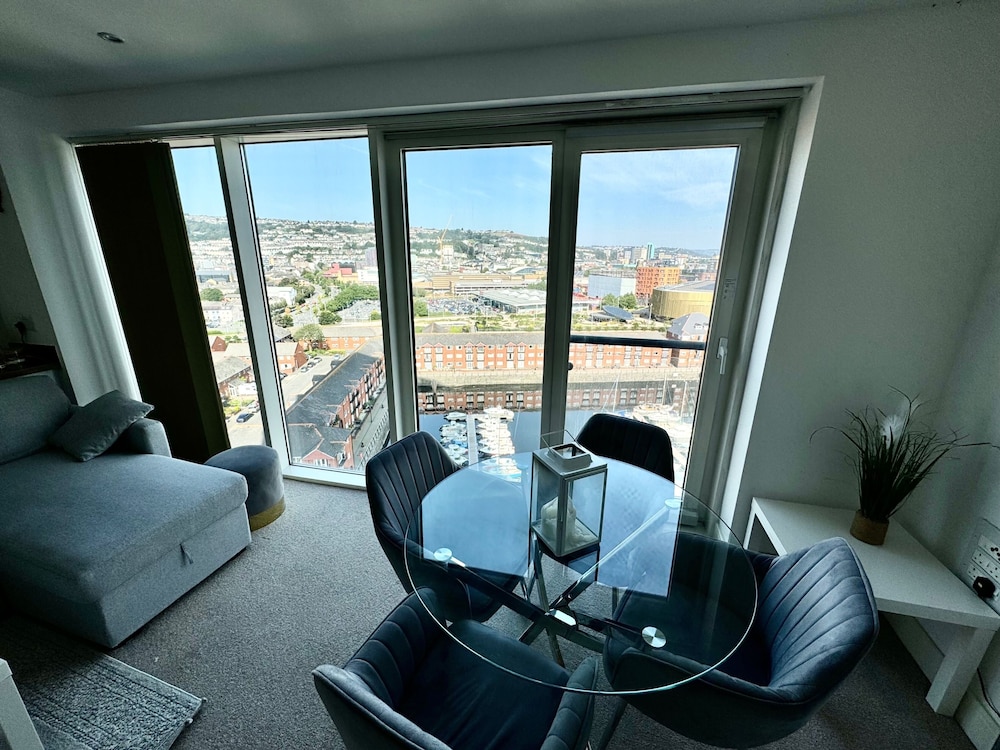 Meridian Tower Apartment in Swansea