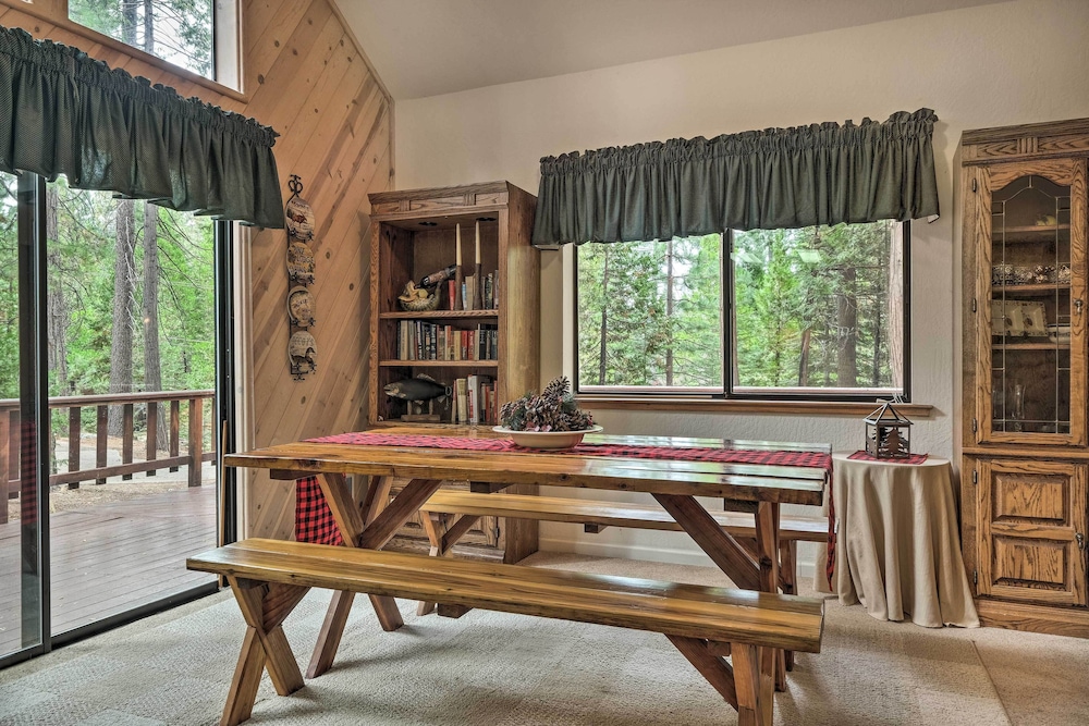 Game Room & Deck: Pet-friendly Camp Connell Cabin