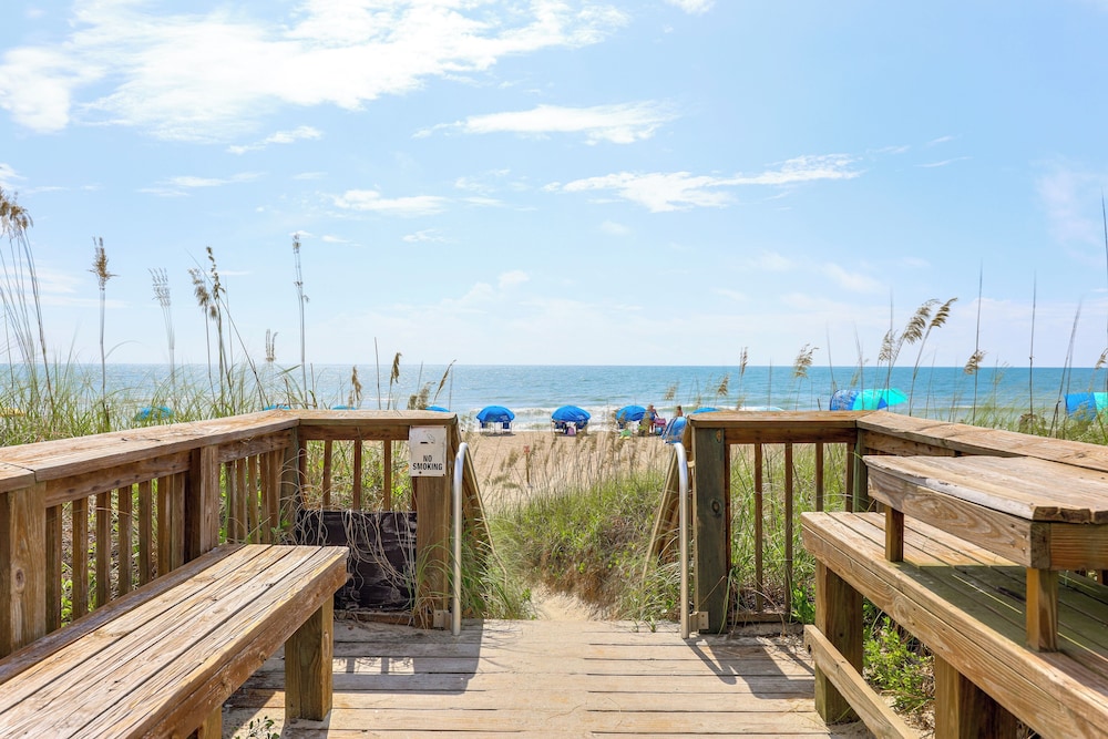 Carolina Beach Condo w/ Marina View, on Boardwalk