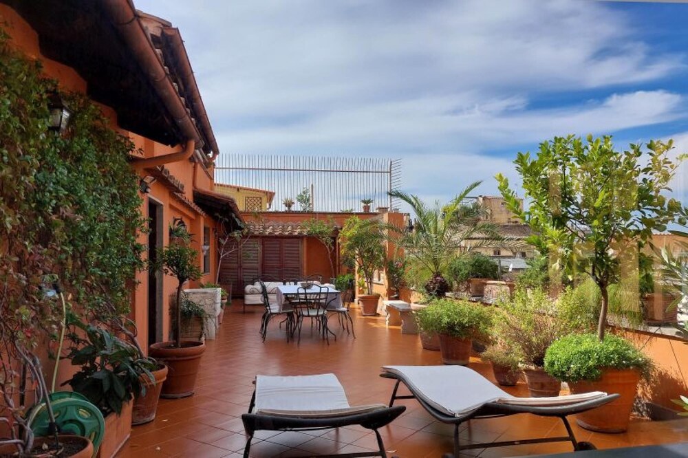 New La Colombaia a Perfect Spacious Rome Penthouse Just Steps From the Spanish Steps