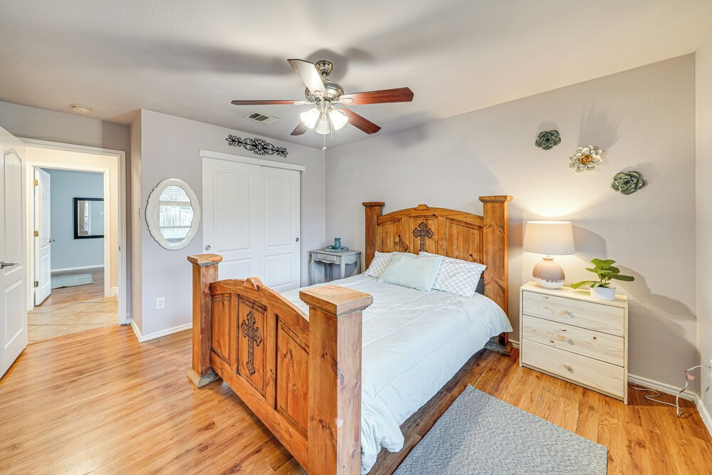 Pool Access & Fenced Yard: San Antonio Family Home