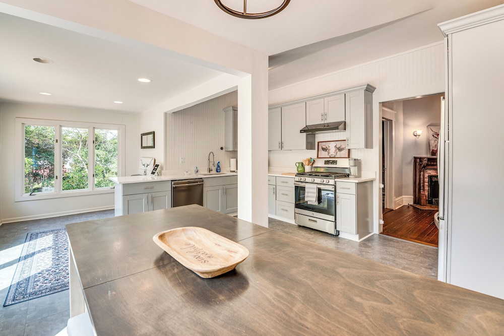 Walk to Mcdonough Square: Historic Home w/ Yard!