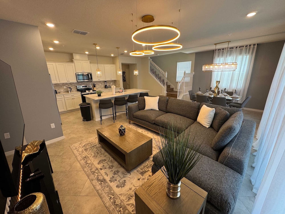 Magical 5BR w Pool Minutes From Disney 16161