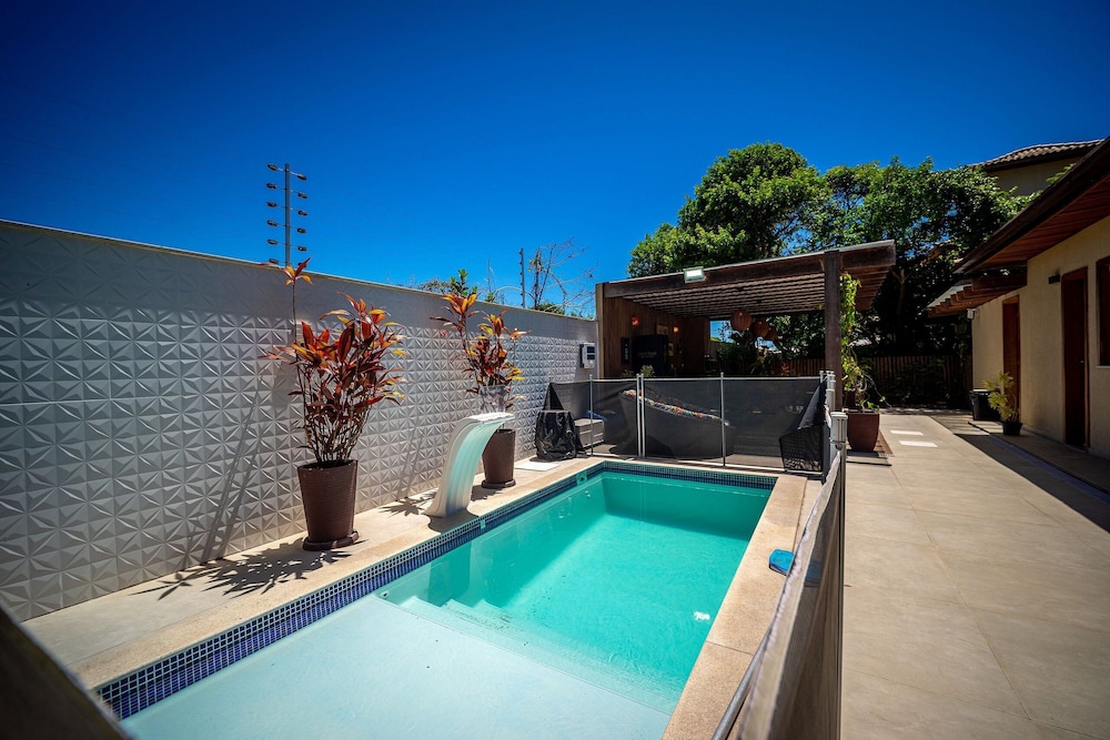 Bz85 Casa com Piscina 200m da praia