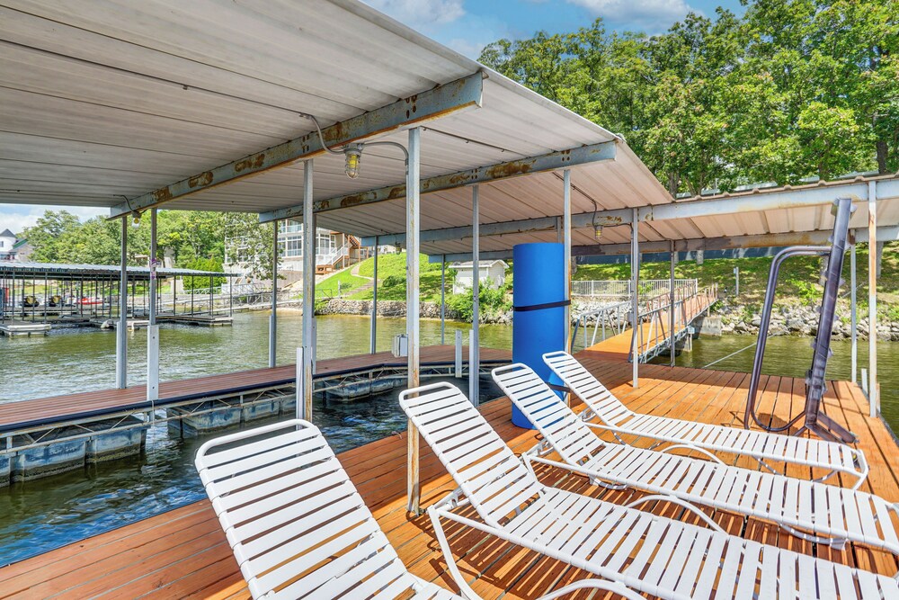 Game Room & Dock: Waterfront Osage Beach Home! view 4