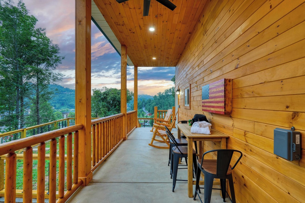 Hot Tub, Game Room & Views Near Downtown Gatlinburg Perfect Too by Avantstay