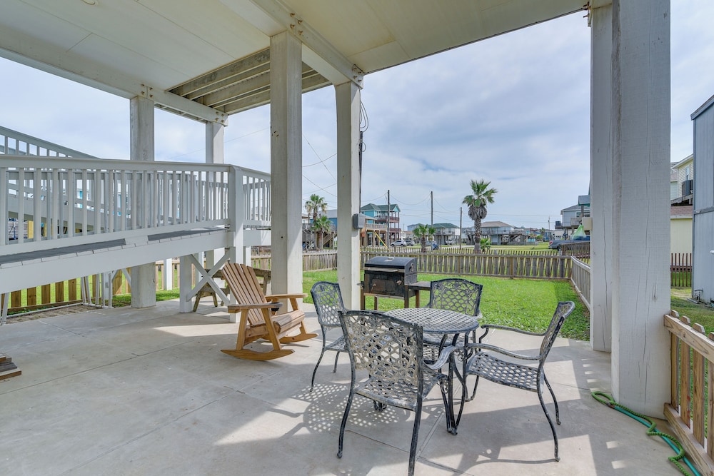 Furnished Deck + Ocean Views: Surfside Beach Home view 2