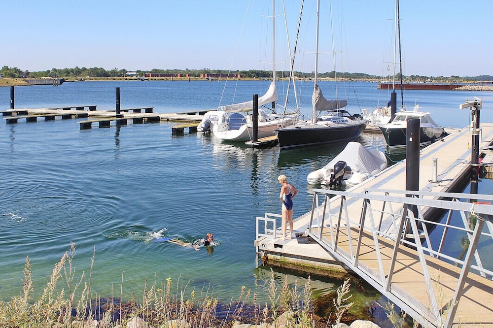 Haus in Olpenitz mit Strand und Meerblick