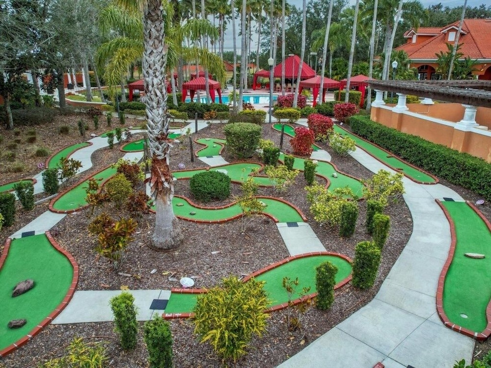 Six Bed Pool Villa In Resort -close To Disney! 6 Bedroom Villa