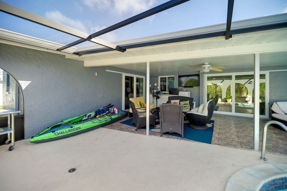 Cape Coral Oasis w/ Private Pool & Canal Access! view 5