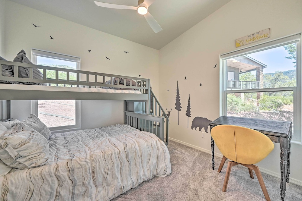 Luxe Pine Escape w/ Mtn Views  Gas Fire Pit! - Property Image 29