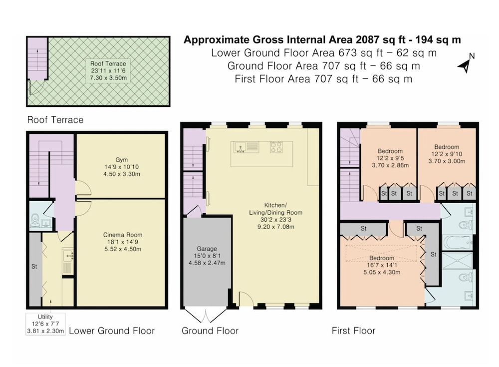 Paddington Luxury 3-bed Mews Private Cinema Gym