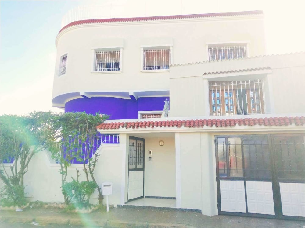 Blue And White House