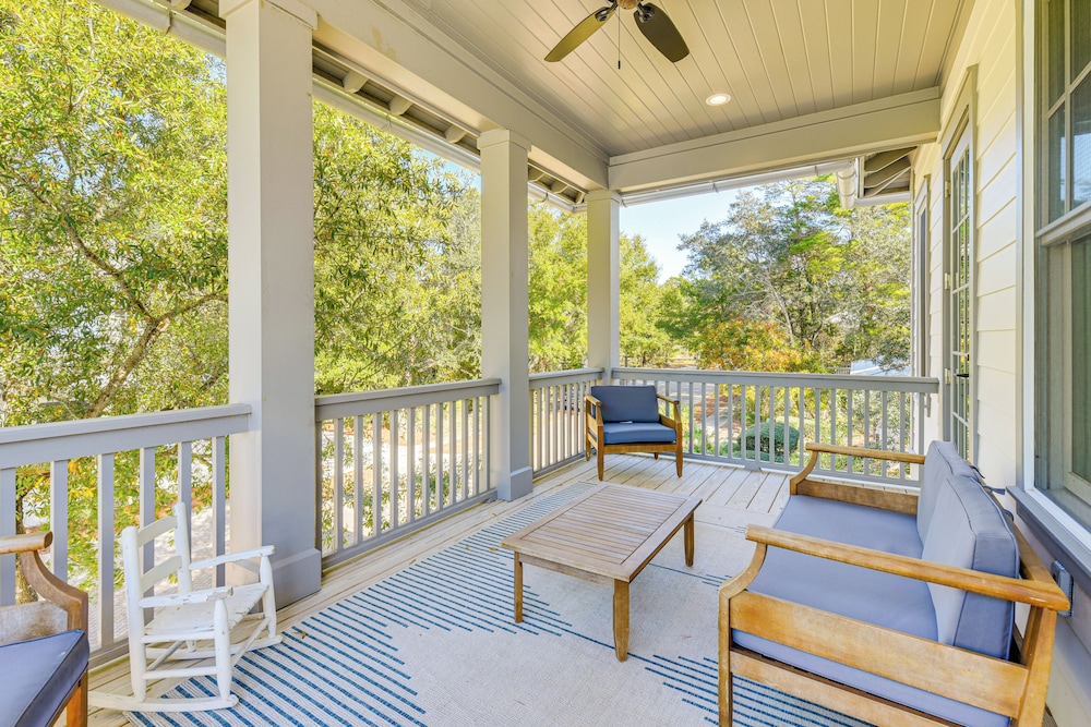Walk to Gulf: Modern Retreat in Santa Rosa Beach!