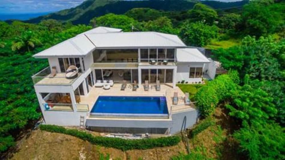 Breathtaking Oceanview Retreat With Infinity Pool in Playa Potrero Villa Blanca