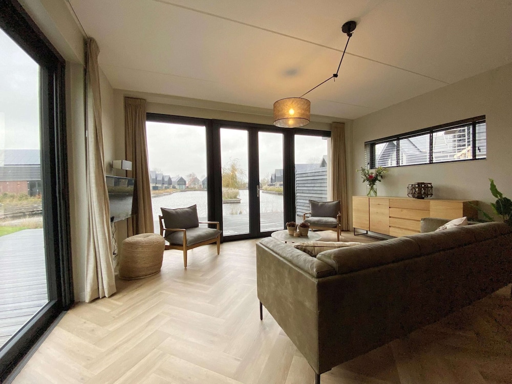 Water Villa in Balk With Private Jetty