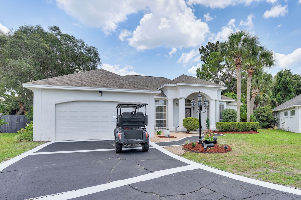 2 Mi to Beach: Luxe PCB Escape w/ Outdoor Space!