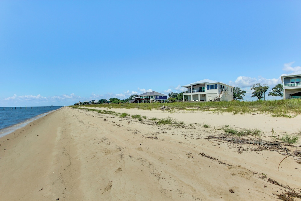 Luxury Beachfront Living! Epic Ocean Springs Home