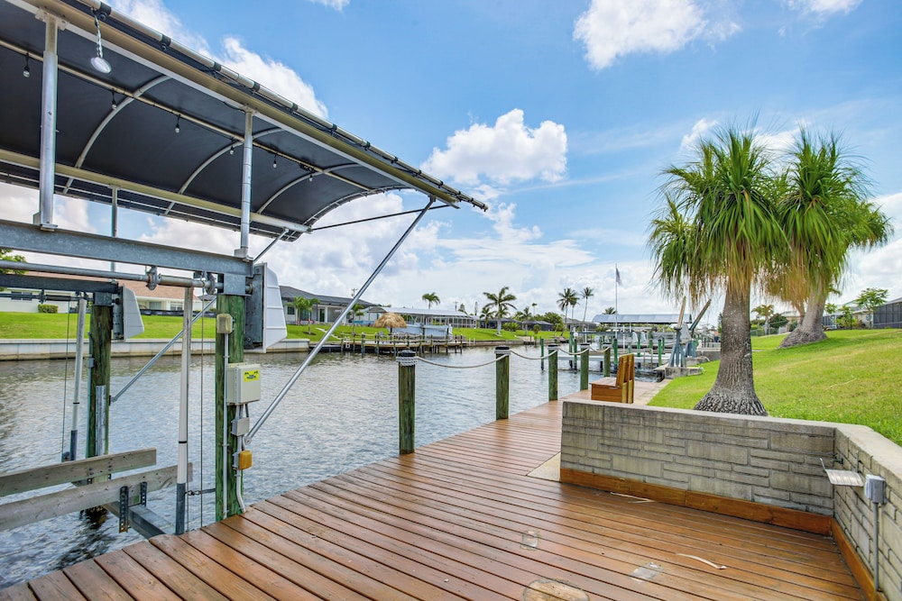 Heated Pool + Dolphin Views: Cape Coral Home!