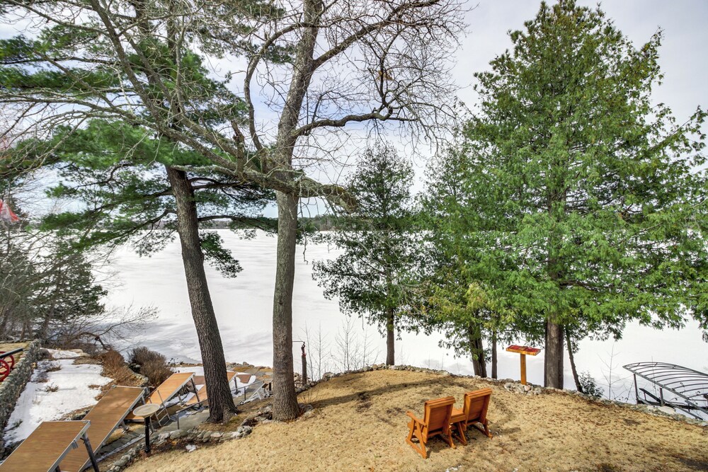 Dock, Deck & Fire Pit: Lakefront Home in Walker!
