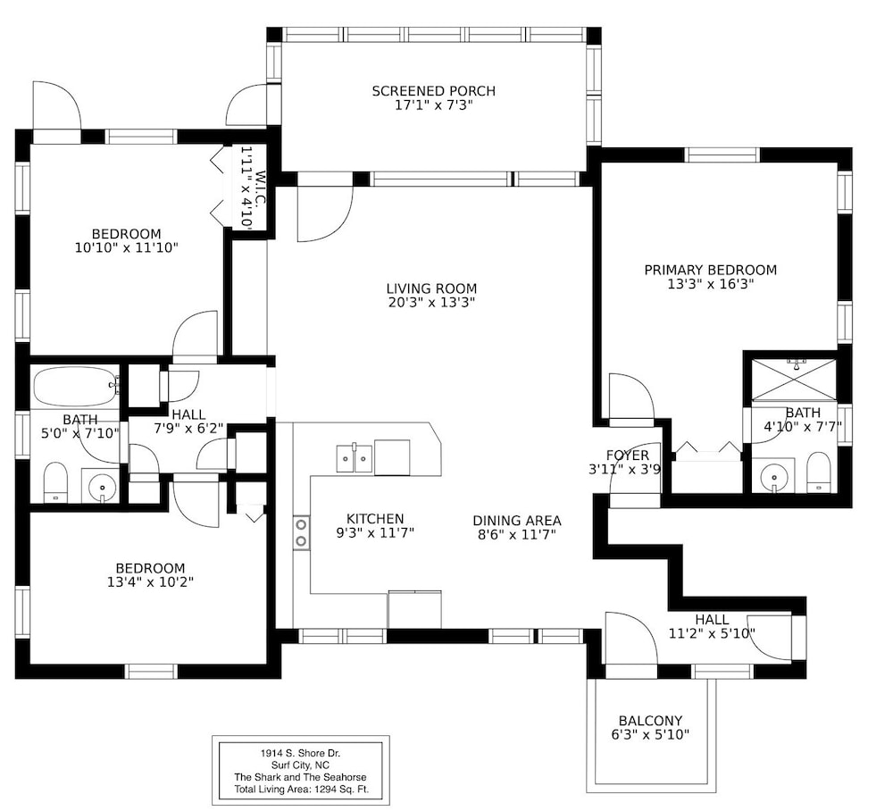 The Shark and the Seahorse by Topsail Realty
