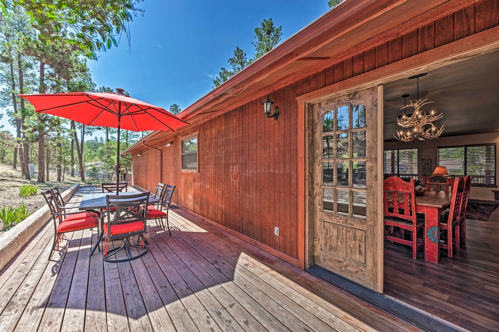 Wooded Ruidoso Hideaway w/ Deck: Ski, Hike & Golf! view 2