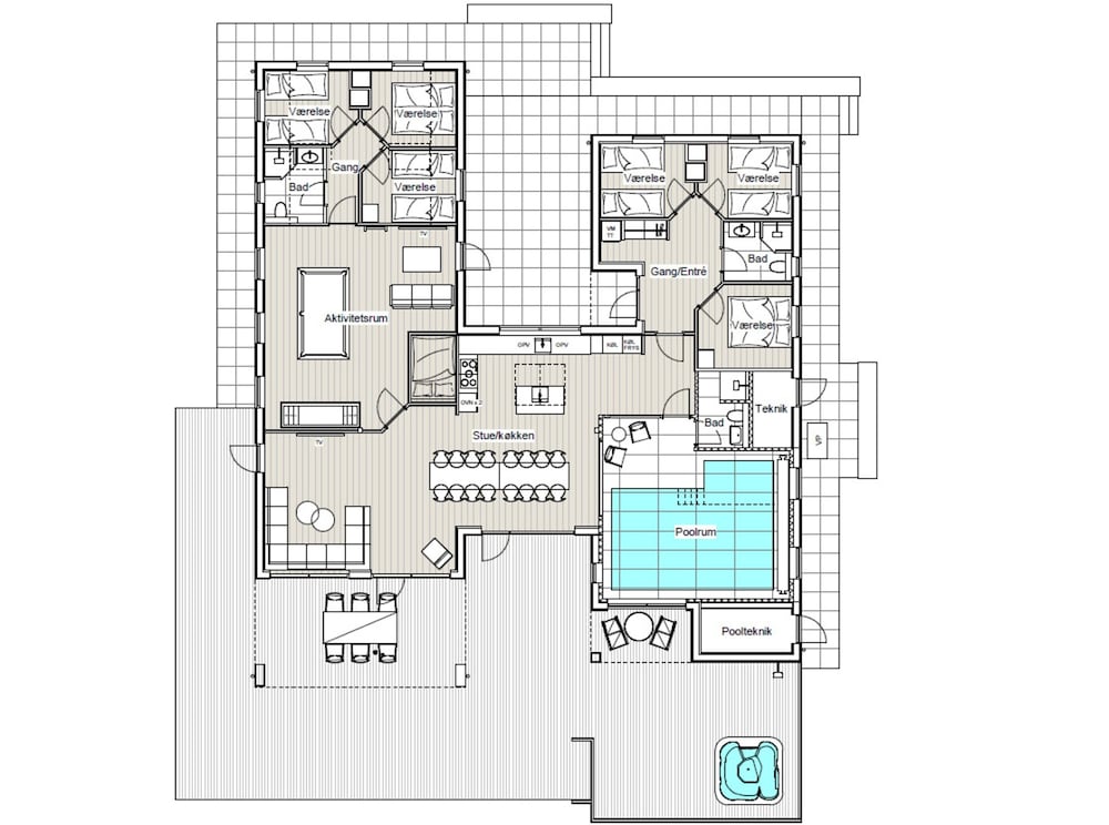 5 Star Holiday Home in Henne Beach