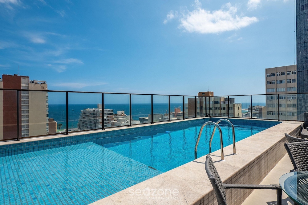 Full Apartments in Building w/ Pool & gym 500m From the Beach - Hpas