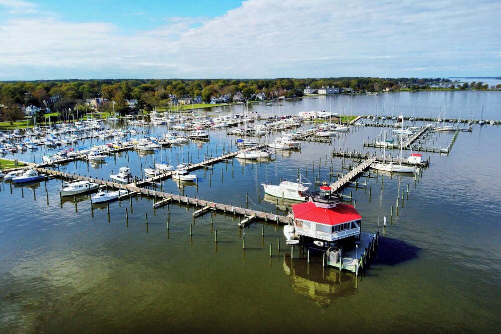 Walk to Dtwn: Waterfront Eastern Shore Townhome!