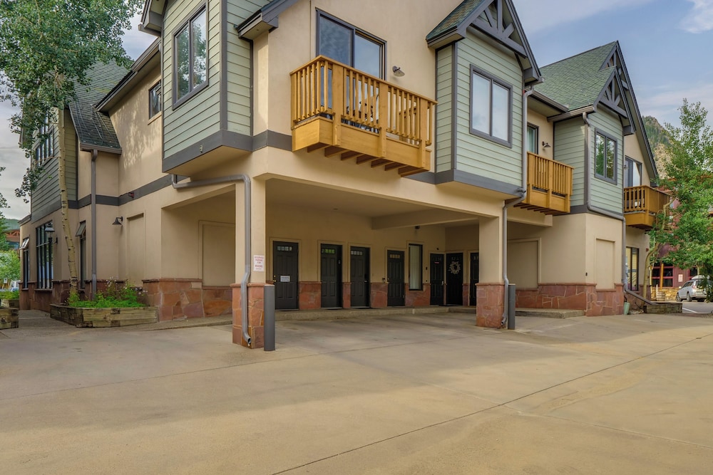 Patio w/ Peak 1 Mtn View: Main Street Frisco Condo