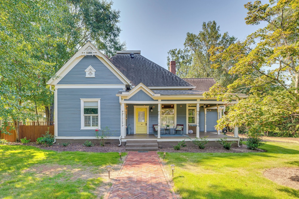 Walk to Mcdonough Square: Historic Home w/ Yard!