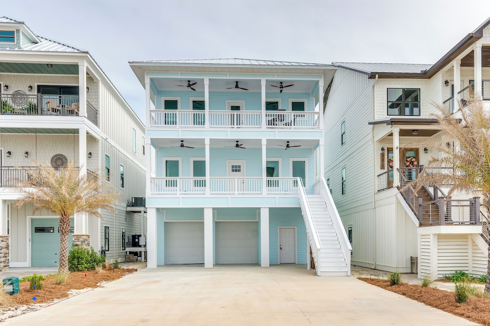 Steps to Beach: New Navarre Home w/ Ocean Views!