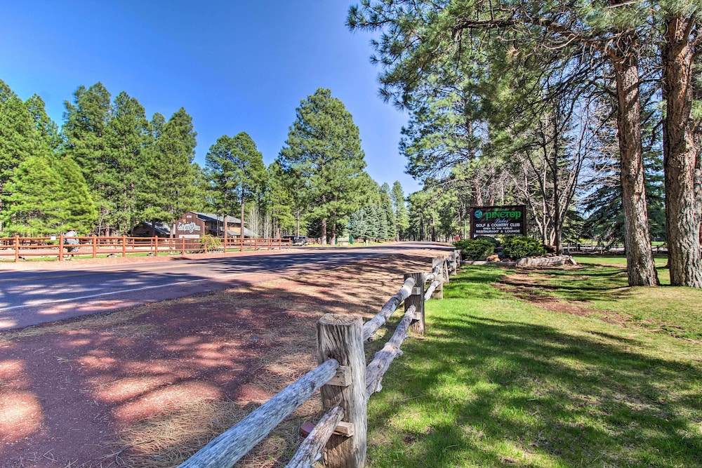 Sledding Thrills & Fireside Warmth: Pinetop Home