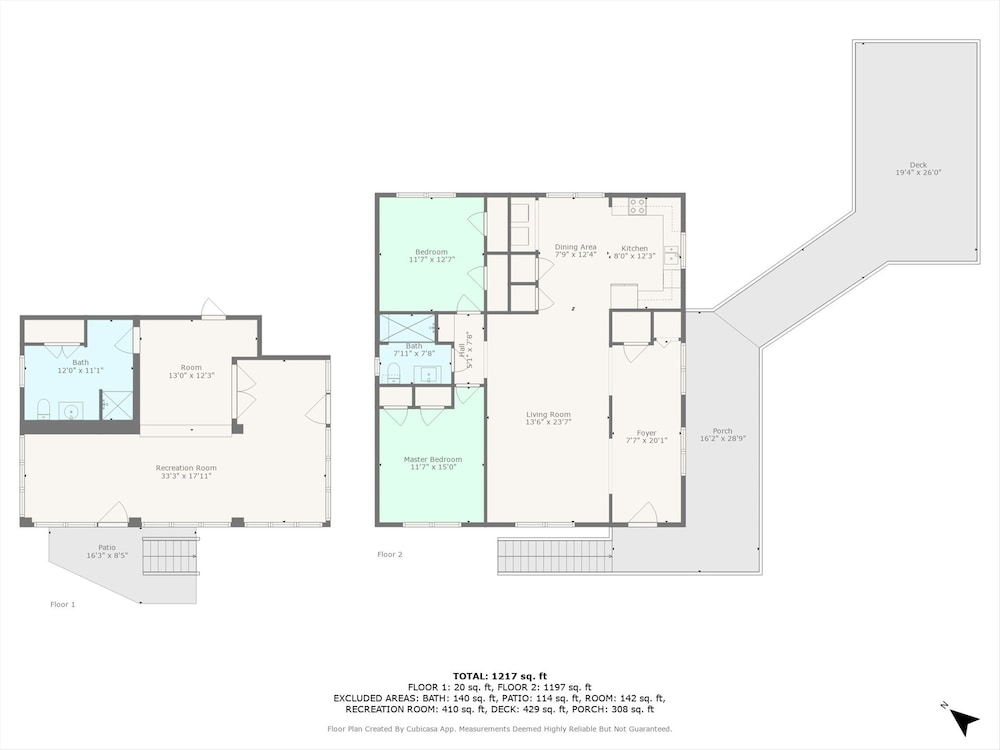 Blue Crab Bayou Cottage 2 Bedroom Home