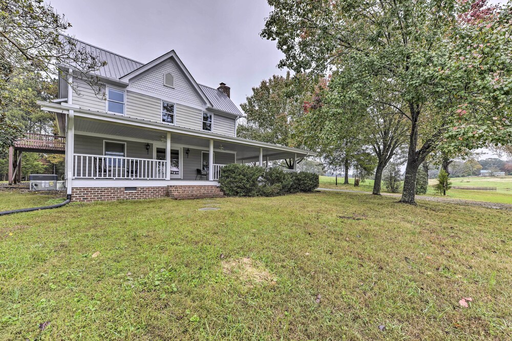 Remodeled Pittsboro Farmhouse Sitting on 220 Acres view 3