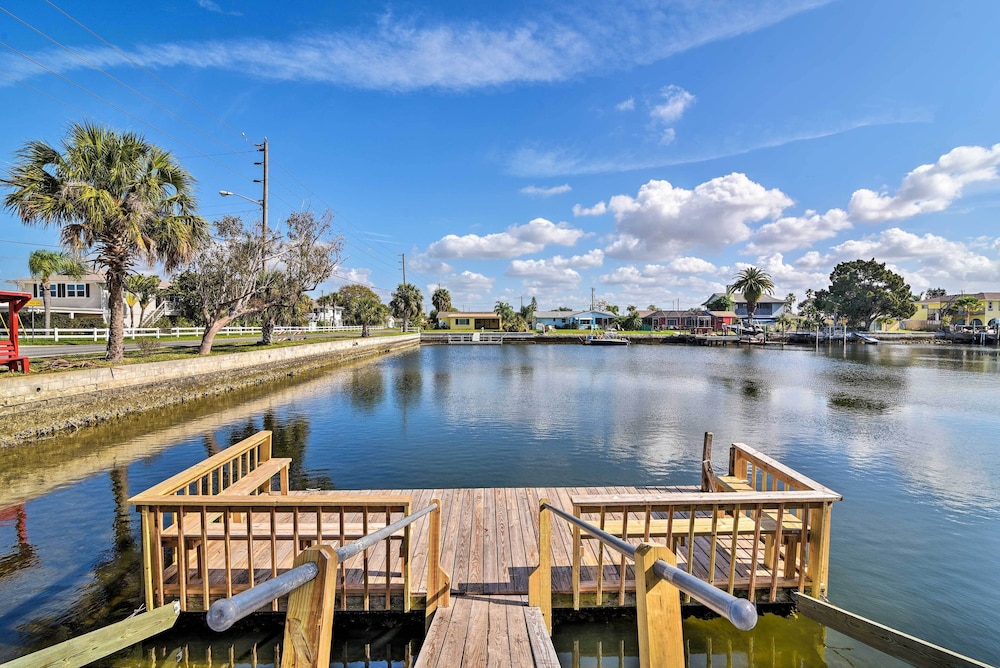 Walk to Gulf: Home w/ Boat Dock in Hudson! view 5