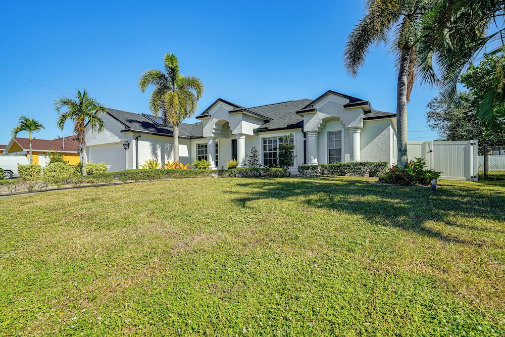 4 Mi to Beach: Home w/ Patio in Cape Coral!