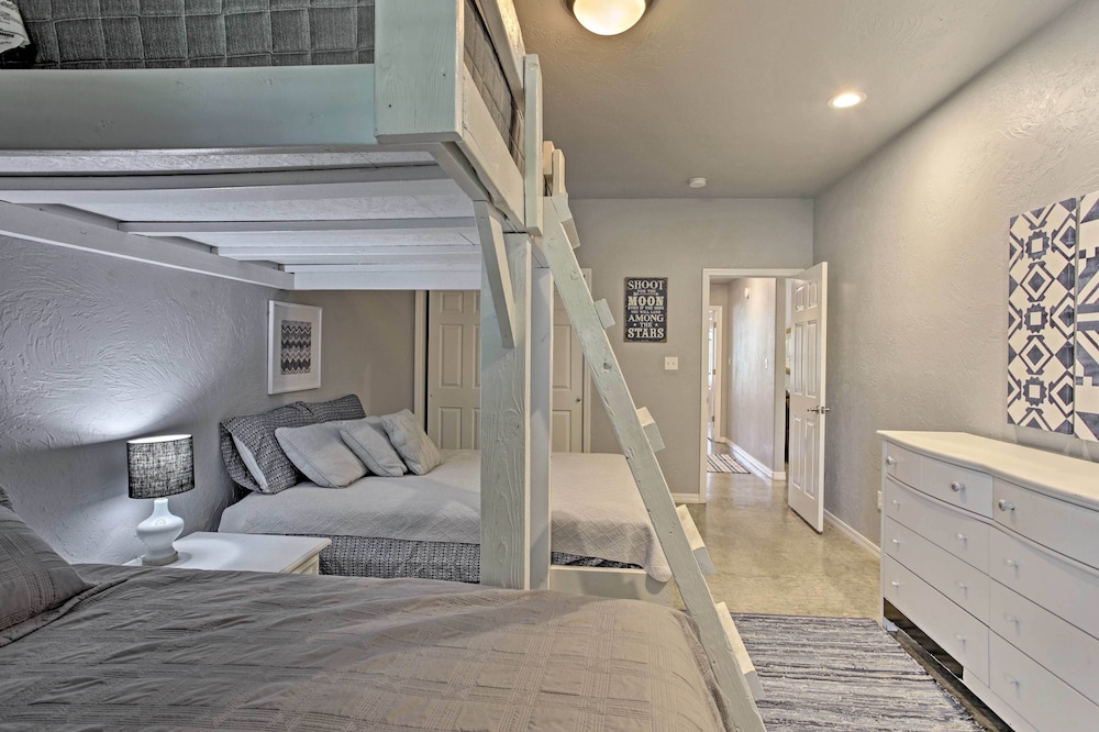 Walk to Lake Texoma! Modern Retreat w/ Game Room