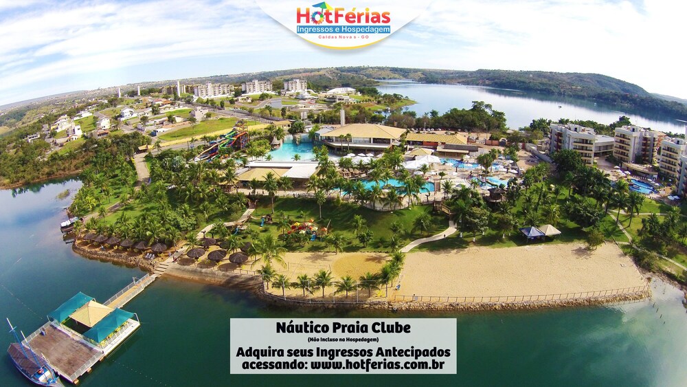 Náutico Flat Caldas Novas promoção especial no Náutico Praia Clube HotFérias