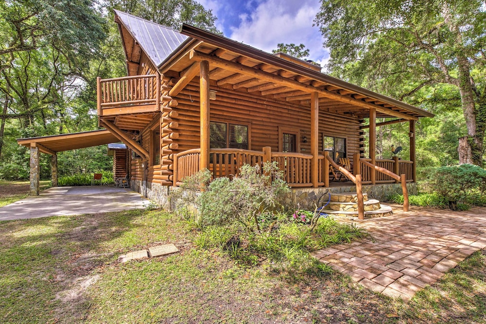 Quiet Inverness Log Cabin w/ Furnished Deck! view 5