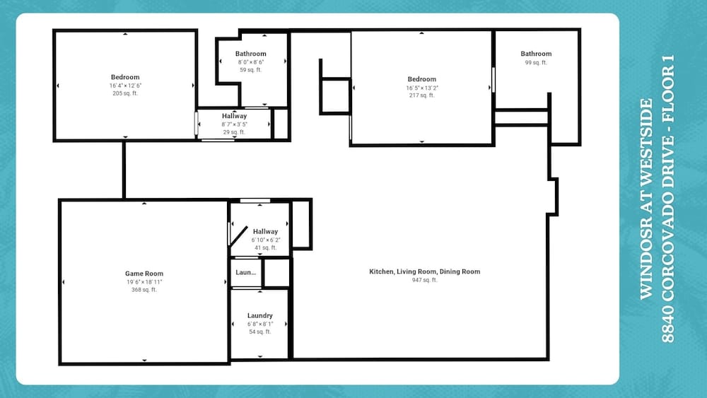 Windsor at Westside Resort 9-Bedroom Pool/Spa Home 9 Home