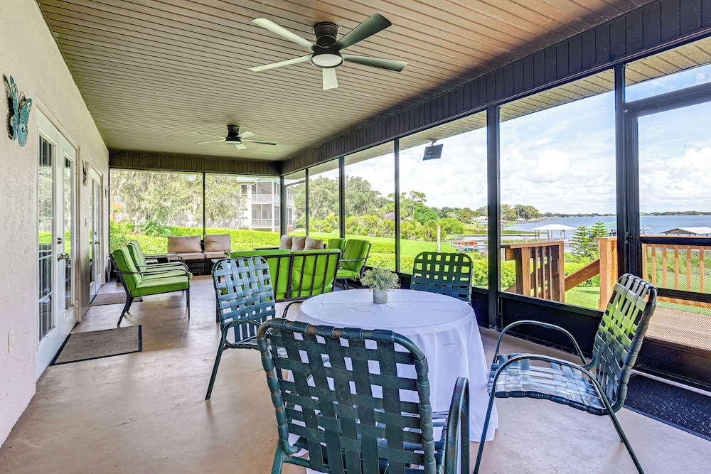 Waterfront Home w/ Boat Dock in Lake Placid! view 3