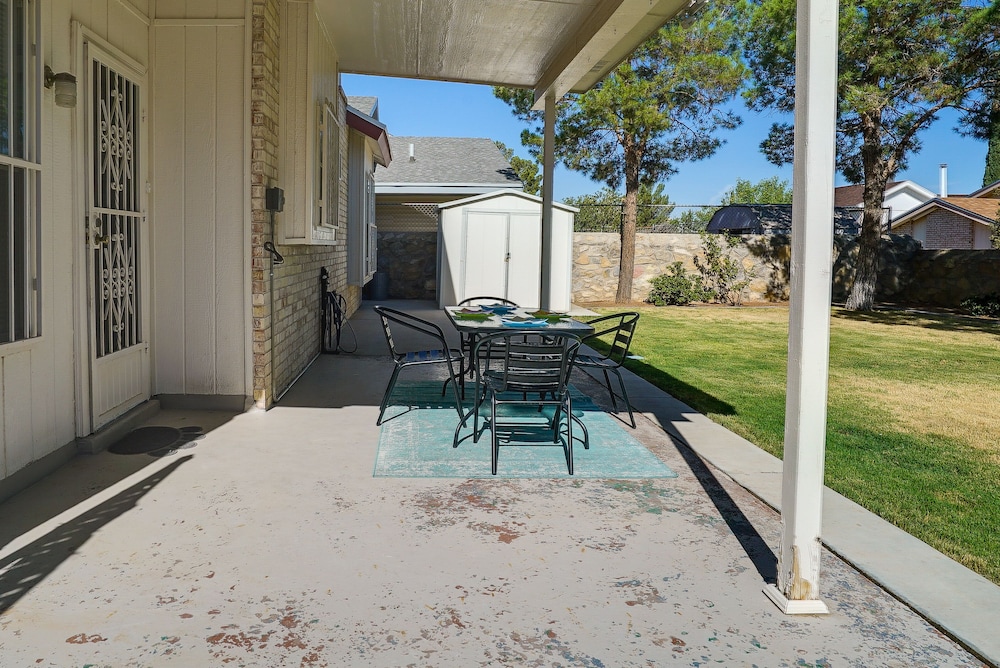 El Paso Vacation Rental w/ Spacious Yard, Patio!