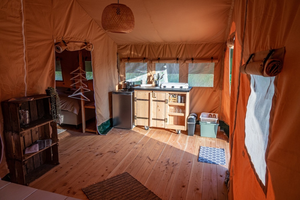 Safari Lodge on a Cozy Site With 3 Tents