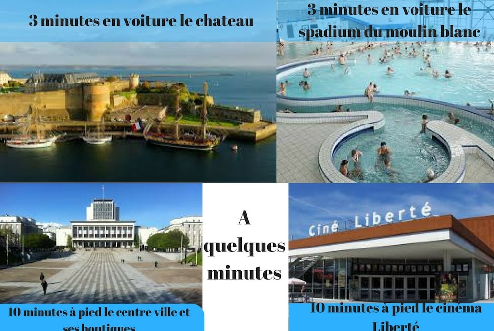 Appart Cosy Brest vue mer